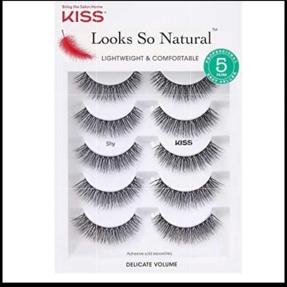 KISS Looks So Natural False Eyelashes Multipack NEW
